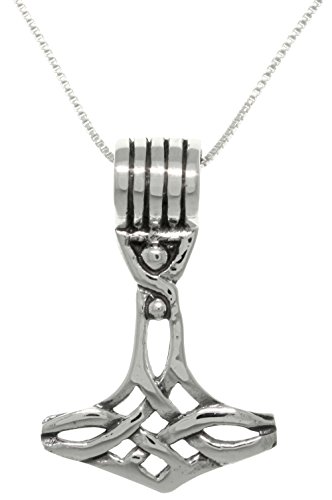 Jewelry Trends Thors Hammer Viking Norse Celtic Pendant Necklace 18"