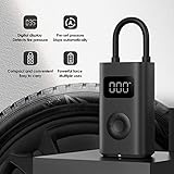 Xiaomi Air Inflator Tire Pressure Tester Pump Electric Car Air Compressor Hand Held Tire Pump Led Light LCD Display 2000mAh Lithium Battery150PSI For Car Bicycle Tires Ball and Other Inflatables