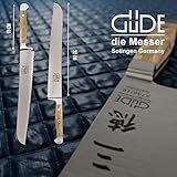 Güde "Franz Series Hand Forged/Serrated Bread Knife, 12 1/2-in - Ice Hardened Steel - Made in Solingen, Germany Since 1910