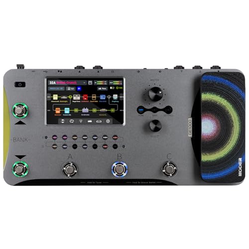 MOOER GE1000Li Guitar Mutieffects Pedal Processor WIth Battery 5" Touch Screen, 288 Effects, AI Equalization Third-brand IRs, Stereo Sound, Surport XLR, MIDI Port, APP Cloud