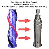 Upgrade Brush Roller For Dyson V7 V8 V10 V11 V15 Sv10 Sv11 Sv12 Sv14 Direct Drive Cordless Vacuum Head Attachments, For Dyson Roller Brush Replacement Part No. 972500-01 (Not suitable for old V7)