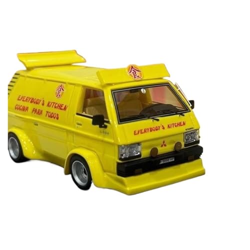 CYRMPQ Metal Vehicles Toys 1/43 for Mitsubishi Delica L300 Resin Vehicle Display Case Placement Scene Simulation Toys Home Or Office Décor