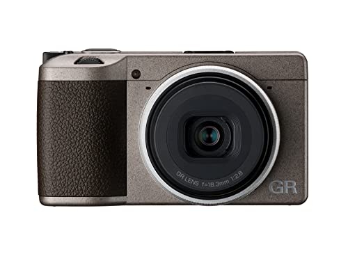 Ricoh GR III Diary Edition, Metallic Warm-Gray Body with Dark Brown Grip and Natural Silver Ring, Digital Compact Camera with 24MP APS-C Size CMOS Sensor, 28mmF2.8 GR Lens (in The 35mm Format)