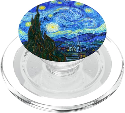Vincent Van Gogh Starry Night Art PopSockets PopGrip for MagSafe