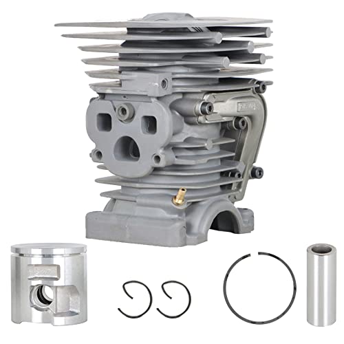 LiGuVCY Cylinder Head Piston Kit 47MM Replacement for 455 455 Rancher455E 460 460 Rancher Chainsaw PN 537320402 537320501