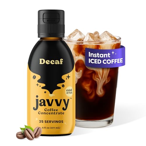 Coffee Concentrate - Cold Brew Coffee, Perfect for Hot or Iced Instant Coffees, Hot Drinks, Cold Brew Concentrate, 35 Servings - Original Decaf