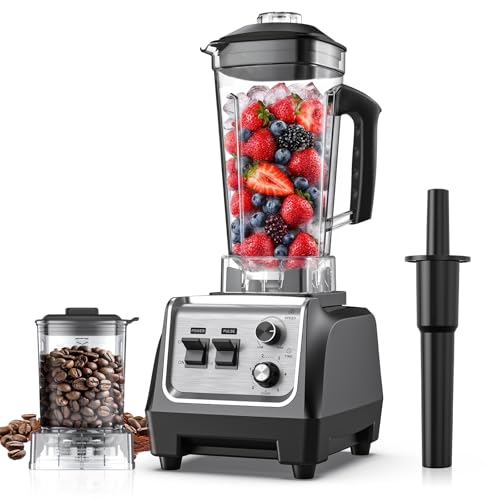 H-Duka Blender for Smoothies with 1800 Watt Motor Powerful Countertop Blenders for Kitchen 70OZ Large Capacity Smoothie Blender and Grinder Combo for Ice Crush Frozen Drinks Puree