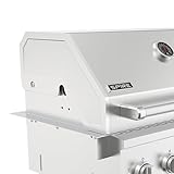 Spire Premium Grill built-in head, 5-Burner with Rear Burner Propane Grill, Convertible to Natural Gas, 30 inches Built In 3050R Island Grill Head, Stainless Steel, BBQ Grill Island