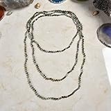 MGR MY GEMS ROCK! BjB 70 Inch 4MM Faceted Natural Fancy Jasper Beaded Light Weight Endless Infinity Long Necklace