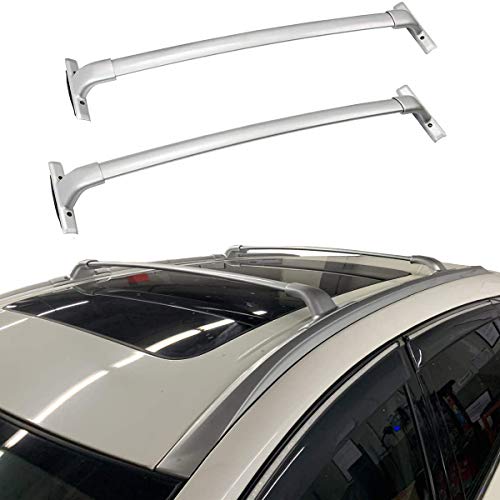 ANTS PART 2Pcs for 2015-2024 Nissan Murano Aluminum Roof Rack Cross Bar Top Rails Luggage Carrier (Silver)