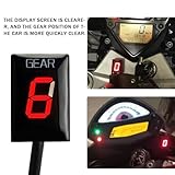 Gear Indicator for Su&zuki SV 650 DL 1000 DL1000 DL650 for for V-Strom GSX-R1000 R600 R750 SV650 GSF1250 GSF 650 1250 Motorcycle Gear Indicator Display Speed Digital Gear Indicator