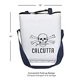 Calcutta Insulated Fish Bag Keeps Ice for 24 Hours | Waterproof Fish Cooler with Nylon Carrying Straps | Fish Kill Bag Featuring a Built-in Ruler for Measuring Fish