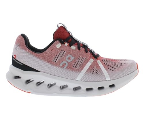 On Cloudsurfer Mens Shoes Size 9, Color: Auburn Bright/Frost-Red