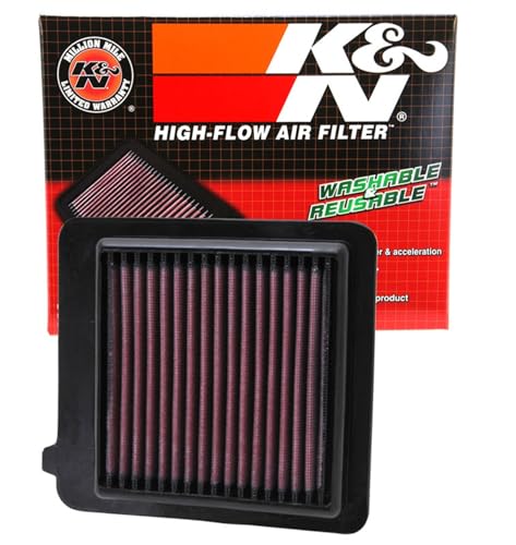 K&N Engine Air Filter: Reusable, Clean Every 75,000 Miles, Washable, Premium, Replacement Car Air Filter: Compatible with 2010-2016 HONDA CR-Z, 33-2459