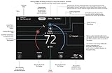 Lennox S40 (22V24) Smart Thermostat, Touchscreen, WiFi, Communicating System Control, Programmable, Geo-Fencing, Remote Access, Alexa Enabled, Easy Installation, Non-Returnable Factory Warranty