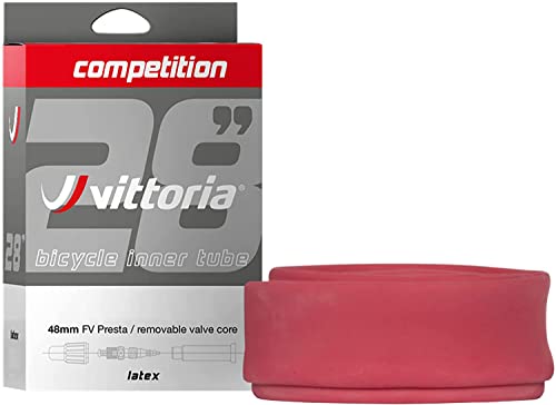 Vittoria Competition Latex Tube - Performance Bike Tire Tube - Lightweight Bicycle Inner Tubes for Racing (700x19/23)