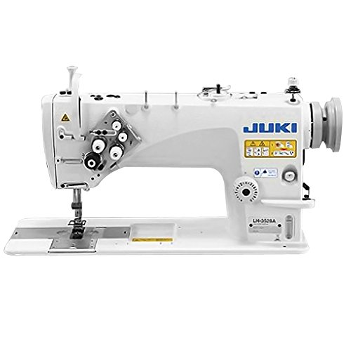 Juki LH-3528A 2 Needle Semi-Dry Head Lockstitch Industrial Machine (1/4inch Standard Gauge) Includes Table and Clutch Motor (Table Comes Assembled)