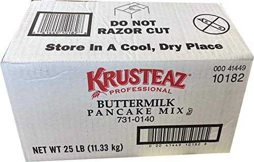 Krusteaz Professional Buttermilk Pancake Mix 25 Pound ( Bulk 25 LB )