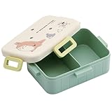 Skater My Neighbor Totoro Bento Lunch Box (21.98oz) Cute Lunch Carrier with Secure 4-Point Locking Lid - Authentic Japanese Design - Durable, Microwave and Dishwasher Safe - Marching Totoro