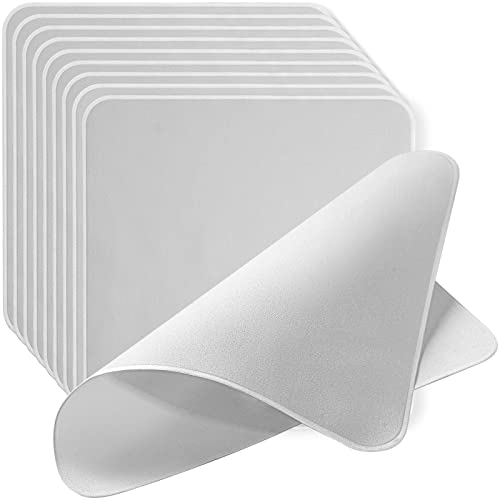 AAwipes Polishing Cloths (6.3" X 6.3" Grey Superfine) Compatible with Apple iPhone, iPad, MacBook, iWatch, Soft & Nonabrasive Premium Microfiber Cleaning Cloths (10 Packs Grey)