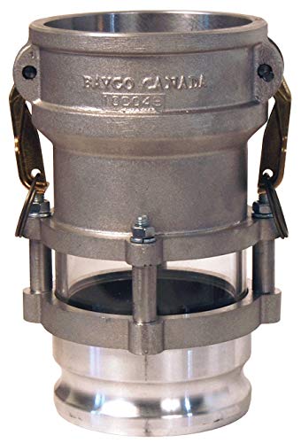 Dixon 3544CA 4" Alum Coupler x 4" Adapter Bulk Transfer in-line Sight Glass