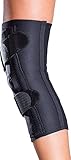 DonJoy Lateral J Patella Knee Support Brace with Hinge: Drytex, Left Leg, Medium