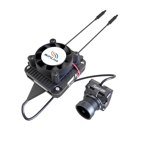 RunCam WiFiLink2 Digital 1080P60FPS HD FPV Camera System with Micro FPV Camera & VTX Transmitter Module for FPV Monitor on Mobile Devices Fixed Wing RC Car RC Hobbies（Based On OpenIPC）