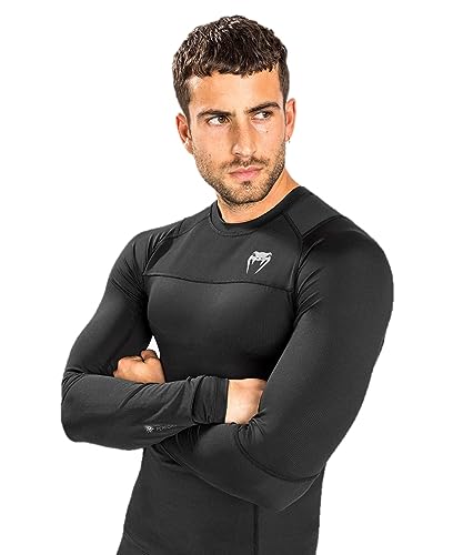 Venum Men's Standard G-Fit Air Rashguards Longsleeve-Black