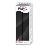 FIMO Soft 454g Polymer Modelling Clay - Oven Bake Clay - Black and White Set