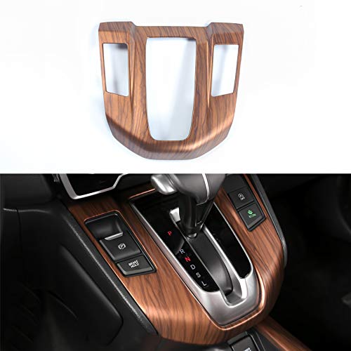 AntBooBoo for Honda CRV Gear Shift Box Panel Peach Wood Grain Interior Trim Cover Moulding for CR- V 2022 2021 2020 2019 2018 2017 EX EX-L (Not for Hybrid)