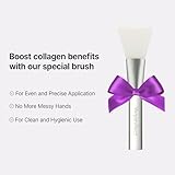 VEGANIFECT Collagen Peel Off Mask with Jelly Brush, Skin Elasticity for Glass Glow Skin, Gentle Exfoliation, Korean Skin Care, 2.70 Fl Oz