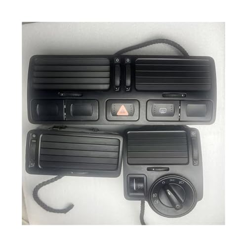 Dismount Used Air-conditioning Vent A/C Front Dash Center Console Air Vent Outlet Compatible For VW Bora JETTA Golf MK4(Green)