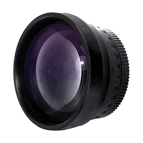 Optics 2.0X High Definition Telephoto Conversion Lens for Sony Cyber-Shot DSC-RX100 V (Includes Adapter)