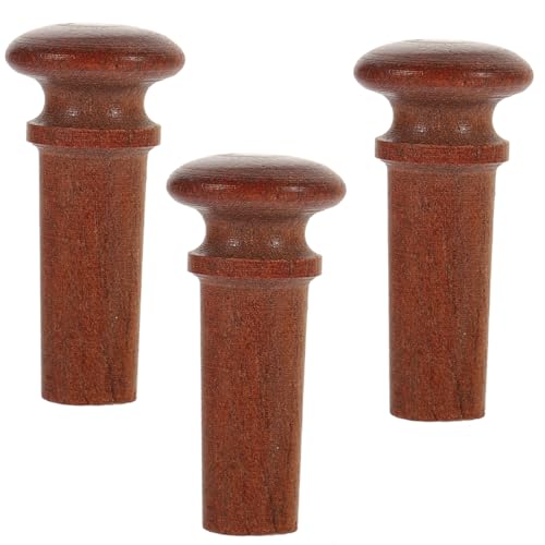 Abaodam 6 Pcs Wood Violin Tuning Pegs Endpin End Pin for 4/4-4/3 Violin Fiddle Part Replacement Accessories