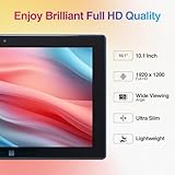 Fusion5 10.1" Windows 11 Tablet PC - FWIN232 Plus Ultra Slim Windows Tablet Computer - 8GB RAM, Full HD 10 Inch Display, 5G WiFi, Quad-Core CPU, USB 3.0, Micro HDMI, Dual Cameras, Bluetooth