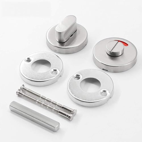 Marie Occupied Deadbolt Indicator Lock Door Latch Bathroom WC Public Restroom Toilet Privacy Partition Door Lock Latch (2)