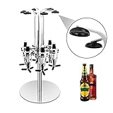 Liquor Dispenser, Beer Tower Beverage Dispenser, Bar Butler Wall Mounted Liquor Dispenser Liquor Bottle Holder, 6 Bottles, Liquor Pump Gas Station Beer Dispenser, Beverage Dispenser Machine Bar Butle