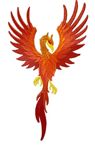 BeyondVision Custom Legendary Mythical Unique Dragon (Phoenix) Embroidery Iron On/Sew Patch [5.94" * 9.99"][Made in USA]