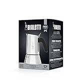 Bialetti - New Venus Induction, Stovetop Coffee Maker, Suitable for all Types of Hobs, Stainless Steel, 6 Cups (7.9 Oz), Silver