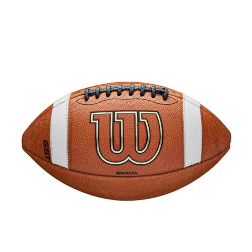 WILSON GST Leather Game Football - Official