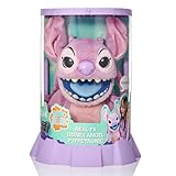 WOW! STUFF: RealFX Disney Lilo & Stitch Angel Puppetronic - 18" Animatronic Plush, 100+ Action & Sound Combinations, Looks-Feels-Sounds Realistic! Ages 6+