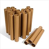 54 PC Cardboard Paper Tubes for Crafts - 10" x 1.5" Inch Kraft Thick Paper Towel Rolls for Classrooms, Projects, DIY, Arts and Crafts