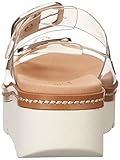 Chinese Laundry Women's Surfs UP Wedge Sandal, Clear, 8.5