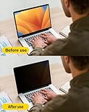 F FORITO 15.6 Inch Laptop Privacy Screen Protector, 360° Anti Peeping and Anti Glare Laptop Privacy Shield Compatible with 15.6" HP/Lenovo/Dell/Acer/ASUS/Thinkpad with 16:9 Aspect Ratio