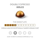 Nespresso Capsules Vertuo, Double Espresso Dolce, 30-Count Espresso Pods, Brews 2.7 oz.