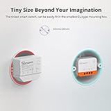 SONOFF ZBMINIL2 Extreme Zigbee Smart Light Switch (2 Way), Compatible with Alexa, SmartThings Hub, Google Home&SONOFF ZBBridge-P, ZigBee Hub Required, No Neutral Required 4-Pack