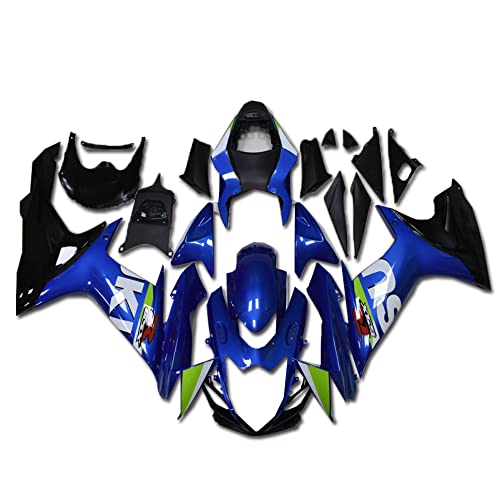 Fairing Blue Black Fit for Suzuki 2011-2024 GSXR 600 750 Injection ABS Plastics Aftermarket Bodywork Kit Set 2012 2013 2014 2015 2016 2017 2018 2019 GSX-R 600/750 YTL041