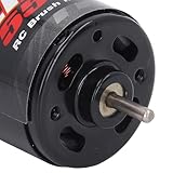 RC Car Motor, RC Brushed Motor 550 RC Universal Motor 55T Built in Cooling Fan High Speed Motor with 1/3 Reduction for 1/14 1/10 RC Crawler Car Truck