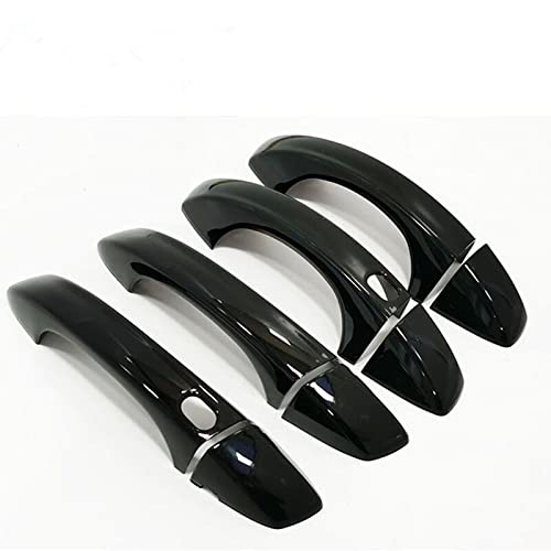 MENDX Exterior Door Handle Cover for Seat Alhambra 2010-2015 Glossy Black Exterior Door Handle Cover Trim Car Accessories