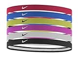 Nike Swoosh Sport Headbands 6pk, Assorted Colors, One Size